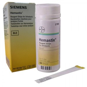 Hemastix  boîte de 50 bandelettes
