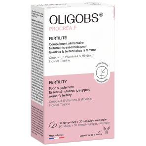 OLIGOBS Procrea F Boîte de 60 (30 gélules + 30 capsules)
