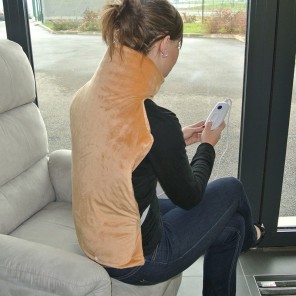 COUSSIN CHAUFFANT ÉLECTRIQUE CONFORT DOS ET NUQUE
