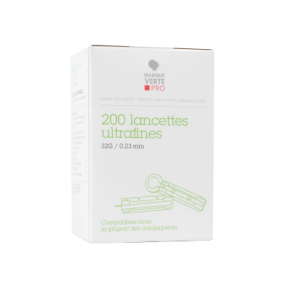 Marque Verte Lancettes ultrafines 32G