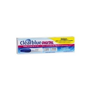 CLEARBLUE Test de grossesse Digital 1 test