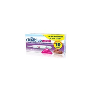 CLEARBLUE Digital 10 Tests d'ovulation