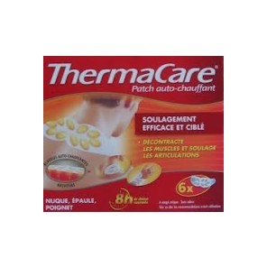 THERMACARE Patch Chauffant Nuque, Epaule, Poignet Boîte de 6